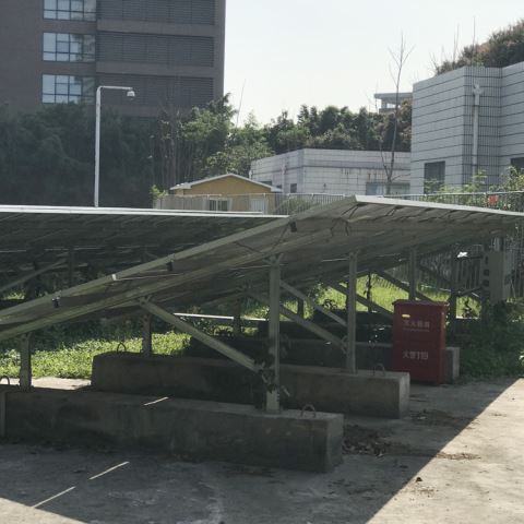 Ballasted Ground Solar Racking