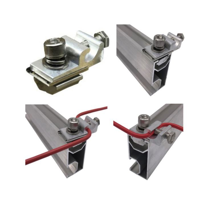 Solar Panel Grounding Clamps