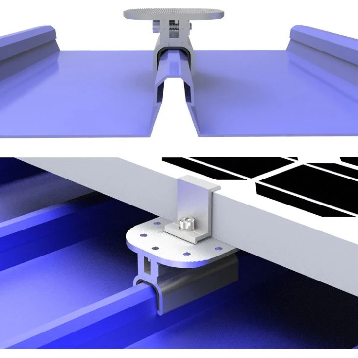 Solar Panels Metal Roof Installation