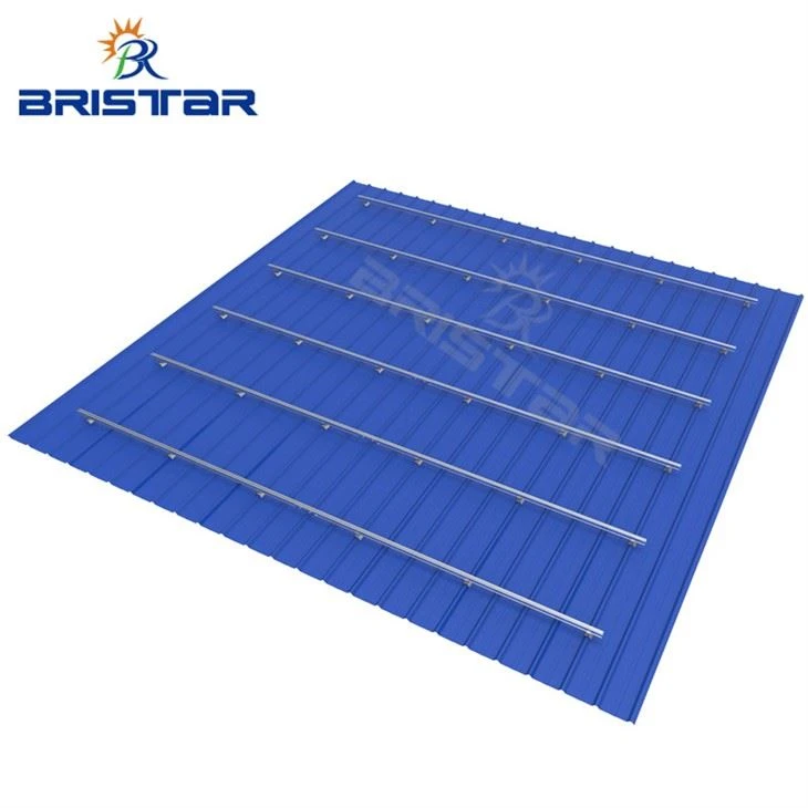 Universal Trapezoidal Metal Roof Brackets For PV System