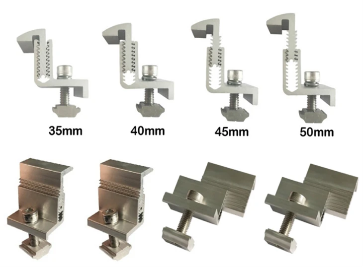 Adjustable Solar Brackets End Clamp Adjustable Solar Brackets End Clamp